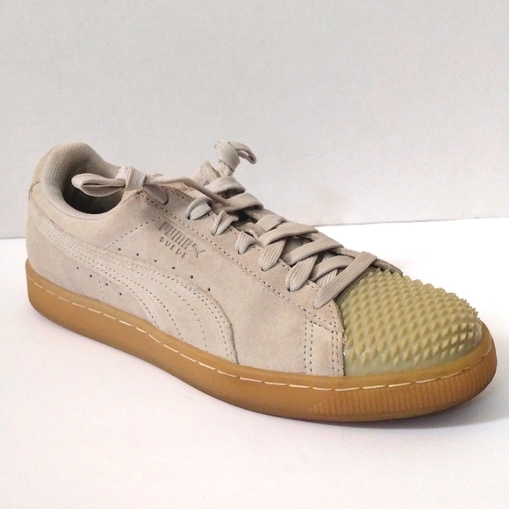 Puma Suede Jelly Spiked Toe Sneakers Women’s 8 Low Top Retro Streetwear Shoes